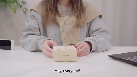 TECKNET Wireless Gaming Mouse - 8000 DPI, RGB Backlit, 6 Programmable Buttons, 100Hrs Battery Life, Dual Mode [2.4G & USB-C] for Laptop,PC,Mac - White