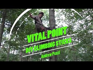 Easy DIY Climbing Sticks - out of wood!!! Vital Point