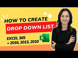 How to Create DROP DOWN LIST in Excel cell