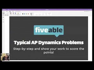 AP Physics 1 - Unit 2 Review Dynamics - 2020