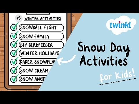 ❄️ Snow Day Activities for Kids | 15 Fun Activities for a Winter Day | Twinkl USA