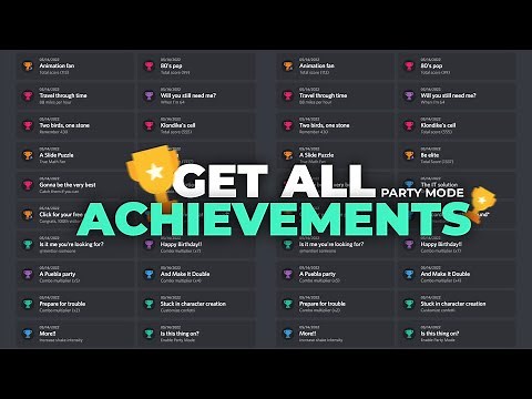Discord Party Mode All Achievements Guide | Secret Trick To Get Them 2x Faster!