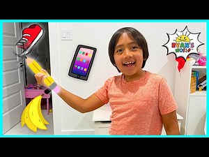 Ryan plays Draw Story Game on iPad! - Videos For Kids