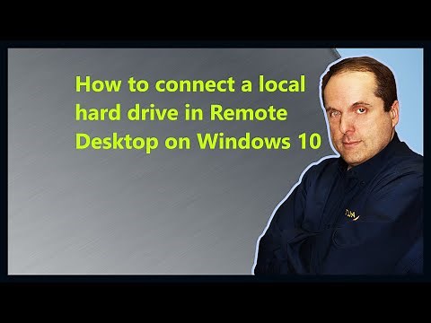 How to connect a local hard drive in Remote Desktop on Windows 10