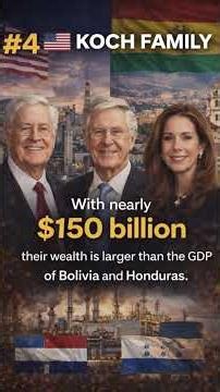 Families Richer Than Entire Countries (2025) 🌍 | Family Wealth vs Country GDP #FamilyWealth #Country