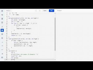Quick Sort Implementation in C || Quick Sort Code in C || Coding Guide for Beginners|| #programming