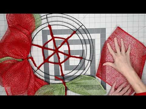 Poinsettia Wreath Tutorial
