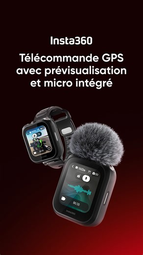 La télécommande GPS avec prévisualisation et micro intégré est là 﫳 Découvrez votre outil de création tout-en-un : ✅ Audio haute qualité 48 kHz ✅ Prévisualisation d'image en direct ✅ Contrôle à distance de la caméra ✅ Données GPS en temps réel ✅ Connexion fluide avec les Insta360 Ace Pro 2 et X5 4 outils en 1 télécommande. Pour chaque aventure. | Insta360 | Facebook