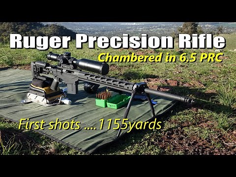Ruger Precision Rifle in 6.5PRC, first shots