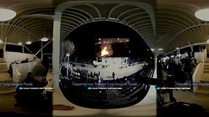 Watch live in 360 degrees as Donald Trump's inaugural parade begins amid protests in Washington. | USA TODAY