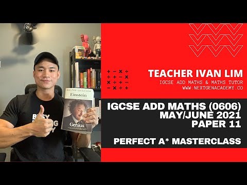 IGCSE ADD MATHS (0606) | MAY JUNE 2021 Paper 11 | COMPLETE SOLUTION | 0606/11/M/J/21