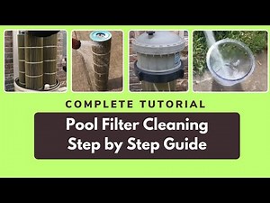 💧 How to Clean a Pool Filter Like a Pro (Step-by-Step Guide!)