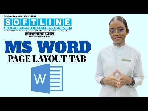 MS Word Page Layout Tab Explained | Complete Guide by Aarushi Ma’am