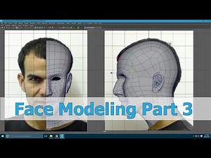 Face Modeling in Maya 3D: Step-by-Step Tutorial (Part 3) | Sekhon3D #3d #autodeskmaya #mayamodeling