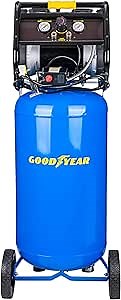 Goodyear 26 Gallon 175 PSI Super Quiet Oil Free Electric Vertical Air Compressor