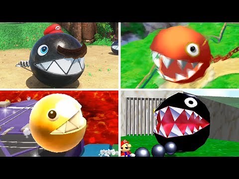 Evolution of - Chain Chomp in Super Mario Games
