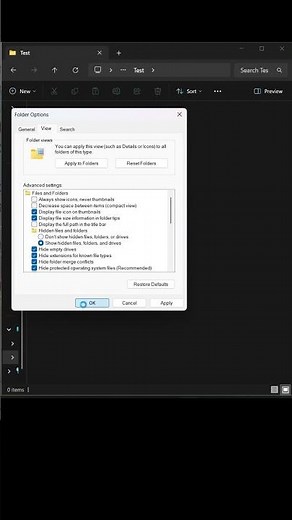 Find HIDDEN Files in Windows 11 Instantly! 🕵️‍♂️ #shorts