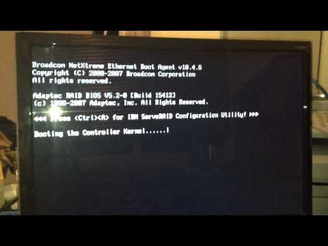 IBM System x3400 Startup & Full Power!