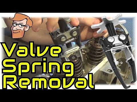 How to Remove Valve Springs (Overhead Valve Removal Tool) • Cars Simplified