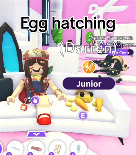 Hatching a Desert Egg in Adopt Me Game