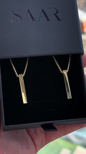 Personalized Matching Necklaces for Couples