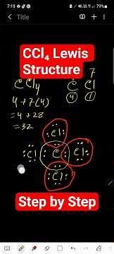 CCl₄ Lewis Structure Explained | How to Draw the Carbon Tetrachloride Lewis Dot Diagram