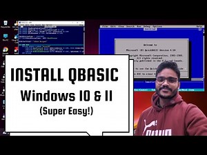 🔥 Relive the Magic! Install QBasic on Windows 10 & 11 (Super Easy!)