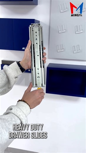 Kitchen Hardware | Hinges & Slides on Instagram: "Heavy-duty drawer slides — built for real load, not showroom demos. ✔ Full extension ✔ Steel ball bearing system ✔ Lock-in & lock-out function ✔ Designed for industrial & commercial use Common applications: • Tool cabinets • Industrial drawers • Vehicle storage systems • Heavy equipment compartments If your project requires stability, safety, and repeatable performance, this is the type of slide engineers choose. 📩 DM us with your load requireme