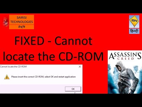 How to fix Assassin's Creed - Please Insert Correct CD DVD ROM error