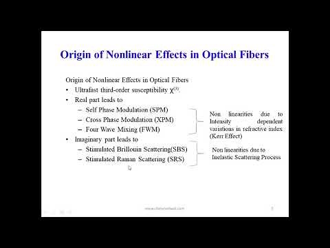 Non Linear Effects
