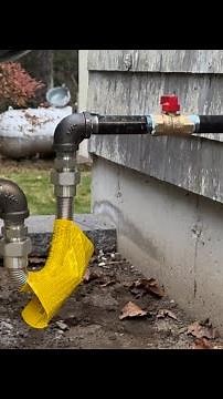 Installing Gas Line For Generac Generator