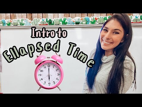 Intro to Elapsed Time //On a Clock & Number Line // Adding & Subtracting Time