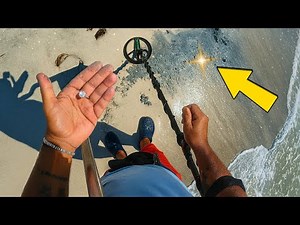 What You Actually Find Metal Detecting the Beach… (HINT: Rings)