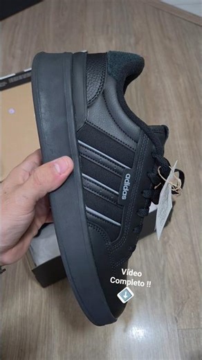 Unboxing Adidas ASPYRE 3 Stripes All Black Sneakers