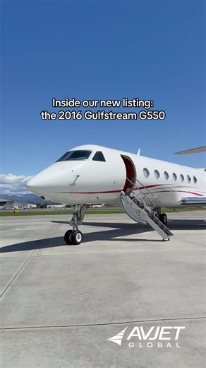 Explore the 2016 Gulfstream G550 Luxury Private Jet