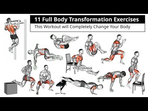 11 Full Body Transformation Exercises | This Workout will Completely Change Your Body