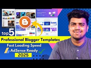 Top 5 Best Blogger Templates 2025🔥AdSense Friendly, SEO Ready, Fast Loading Premium Blogger Template