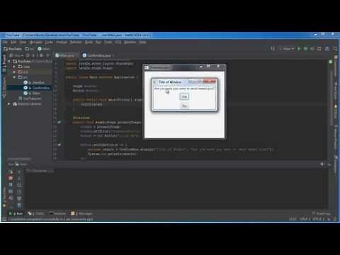 JavaFX Java GUI Tutorial - 6 - Communicating Between Windows