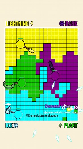 Elemental Weapon Ball Territory War 15: Clash of Four Elements