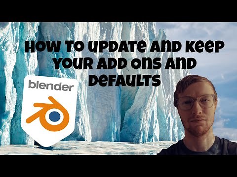 How To Update Blender and Keep Your Add Ons and Default Settings