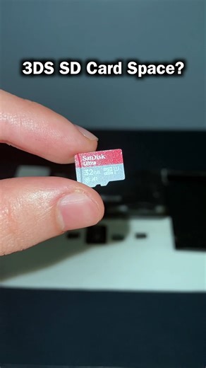 3DS SD Card Space? #nintendo3ds #shorts