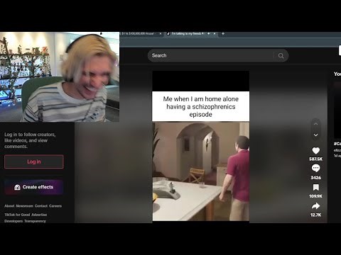 xQc dies laughing at Micheal having a schizo episode