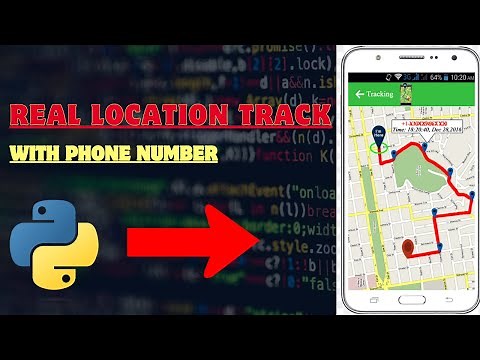 REAL LOCATION TRACK WITH PYTHON | FIND ANY PHONE NUMBER LOCATION WITH PYTHON | LOCATION TRACKER