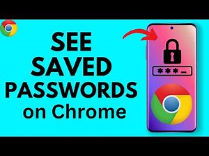 How to See Saved Passwords in Google Chrome Browser - iPhone, Android, Samsung