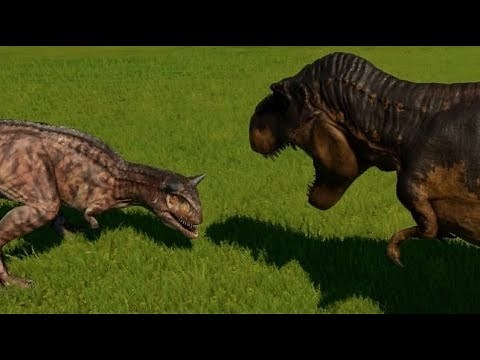 Carnotaurus vs T-Rex, Allosaurus, Baryonyx, Suchomimus & Ceratosaurus (1080p 60FPS)