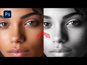 Create the Dotted Halftone Pattern Effect in Photoshop 2025 | Quick and Easy