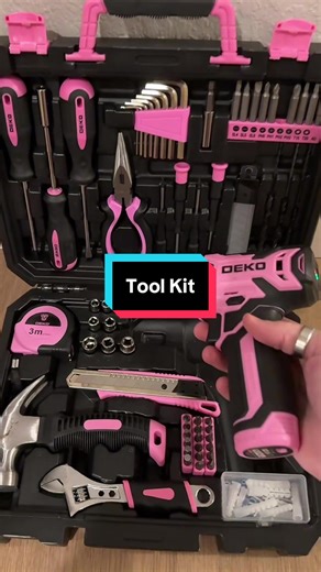 Grab these up! The pink goes really fast! #toolkit #tools #diy #toolset #tiktokshopcreatorpicks
