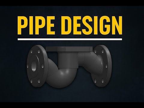 Pipe Design in 3D Animation | Mechanical Engineering CAD Model