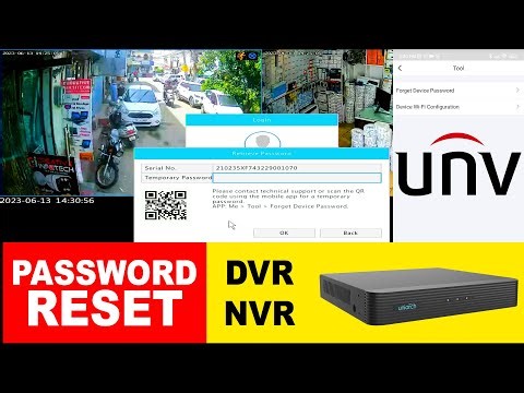 UNV DVR Password Reset Through UNV APP UNIARCH Tools | UNV DVR का पासवर्ड कैसे रिसेट करे?