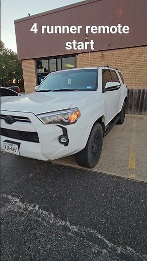 2022 Toyota 4runner remote start kit #installer #12volt #remotestart #toyota #4runner